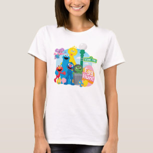 T-shirt Chasse aux oeufs de Pâques de la rue Sésame