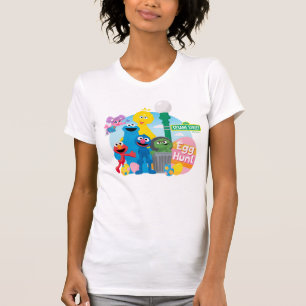 T-shirt Chasse aux oeufs de Pâques de la rue Sésame