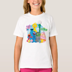 T-shirt Chasse aux oeufs de Pâques de la rue Sésame