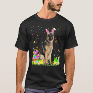 T-shirt Chasse aux œufs de Pâques Drôle de chien d'Allemag