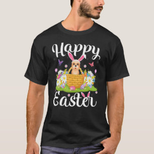 T-shirt Chasse aux oeufs de Pâques Floral Cairn Terrier Ch