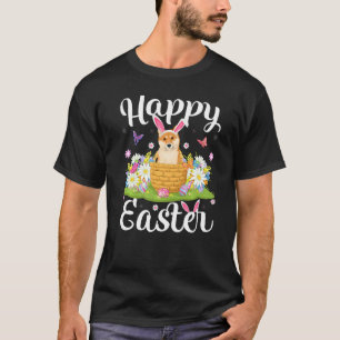T-shirt Chasse aux oeufs de Pâques Floral Great Dane Chien