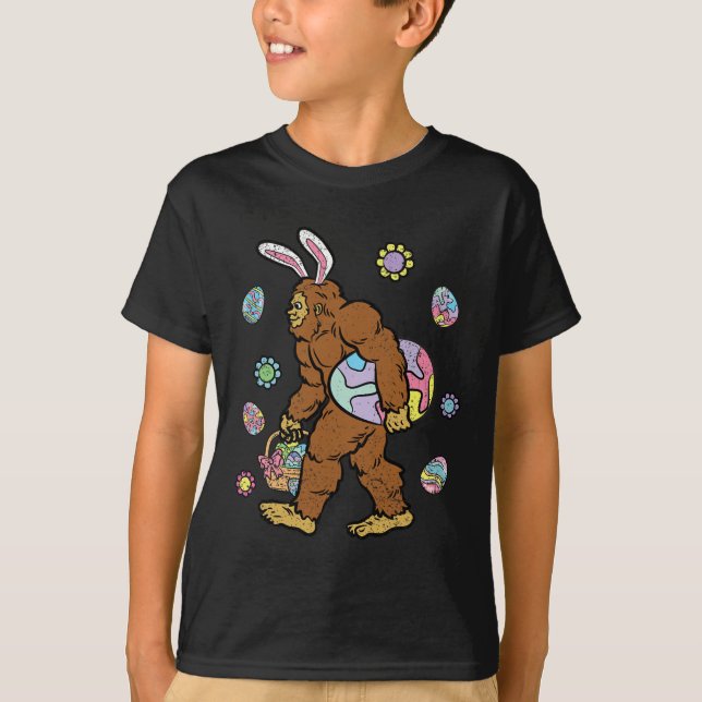 T-shirt Chasse aux oeufs de pieds de girofle Chasse au lap (Devant)