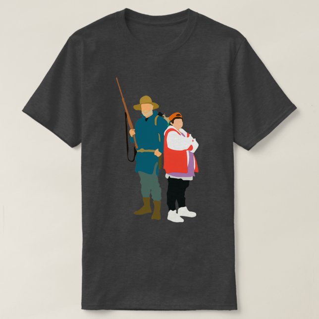 T-shirt Chasse aux populations sauvages (Design devant)