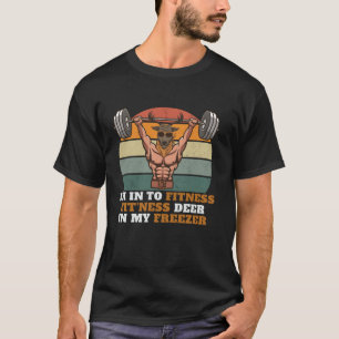 T-shirt Chasse Chemise Je suis dans Fitness Deer Congélate