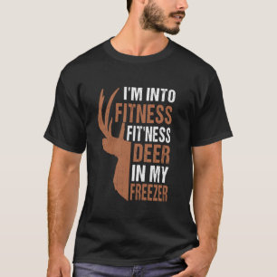 T-shirt Chasse Chemise Je suis dans Fitness Deer Congélate