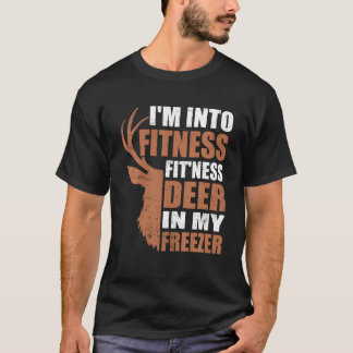 T-shirt Chasse Chemise Je suis dans Fitness Deer Congélate