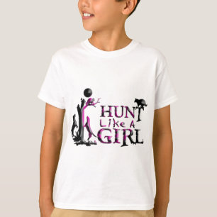 T-SHIRT CHASSE COMME UNE CHASSE DE RAGONDIN DE FILLE