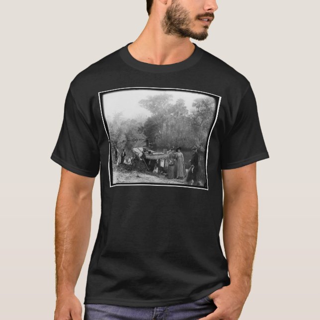 T-shirt Chasse d'alligator, rivière de Tomoka, la Floride (Devant)