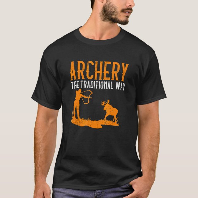 T-shirt Chasse De Bow Pour Un Vêtement Élite De Tir À L'Ar (Devant)