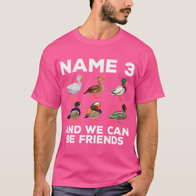 T-shirt Chasse De Canard Design Pour Hommes Femmes Chasse  (Devant)