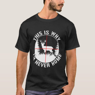 T-shirt Chasse De Cerfs Drôle Chemises Pour Hommes Chasse 
