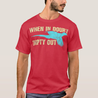 T-shirt Chasse de faisan Humour de faisan Chasseur de louv