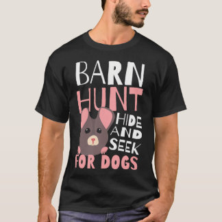 T-shirt Chasse De Grange Cacher Et Chercher Design Chasse