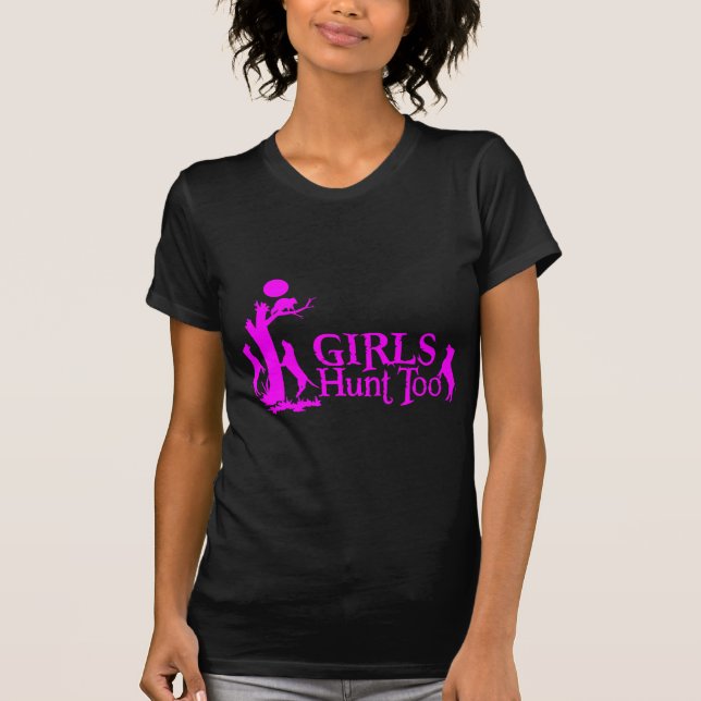 T-SHIRT CHASSE DE RAGONDIN DE FILLE (Devant)