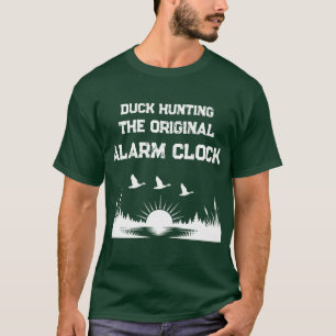 T-shirt Chasse drôle au canard Le réveil original