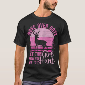 T-shirt Chasse Drôle De Cerfs Laissez Cette Fille Vous Mon