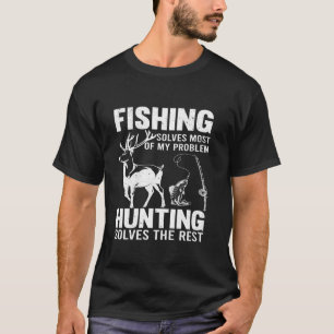 T-shirt Chasse Et Pêche Drôle Chasse À L'Humour De Noël C