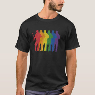 T-shirt Chasse Gay pride LGBTQ Supporter Rainbow A