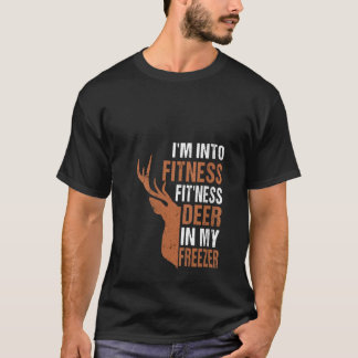 T-shirt Chasse Je suis Dans Fitness Fit Ness Deer Dans Mon