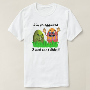 T-shirt Chasse mignonne drôle d'oeufs de bande dessinée