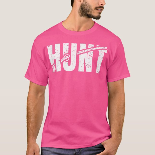 T-shirt Chasse Muzzleloader Flintlock Rifle (Devant)