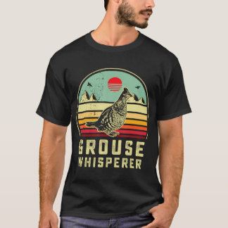 T-shirt Chasse Oiseau de Tétras rouffés - Broyeur esthtiqu