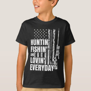 T-shirt Chasse Pêche Aimant Quotidien Chasse Aux Cerfs Amé
