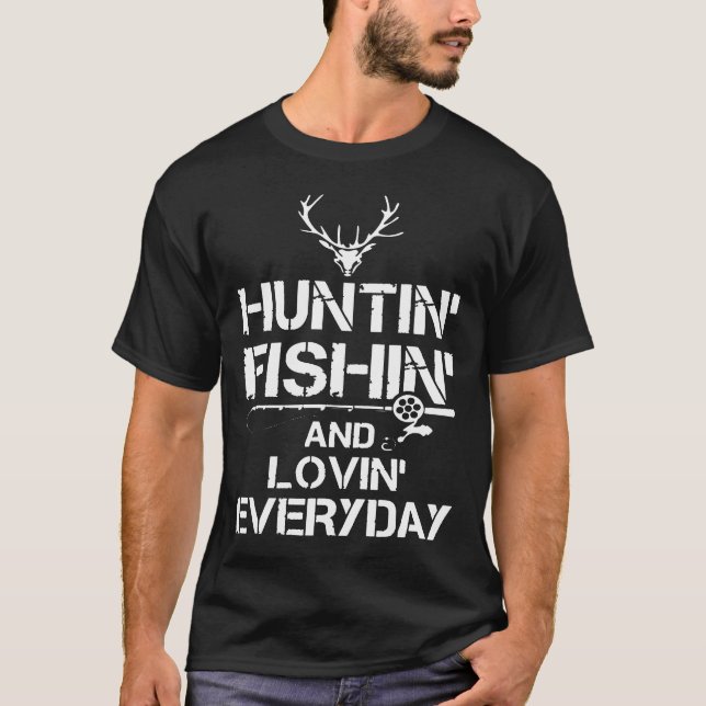 T-shirt Chasse Pêche Aimant Quotidien Drôle unique Outdo (Devant)