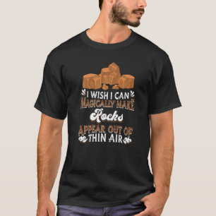 T-shirt Chasse Rocheuse Magie Géologie Minéraux Fossiles G