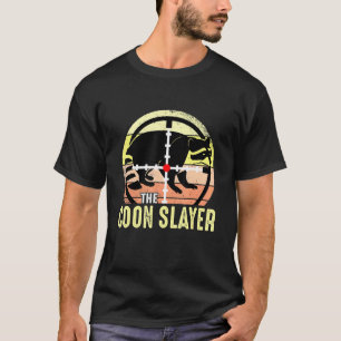 T-shirt Chasse vintage Retro Sunset Coon Chasse Chasse