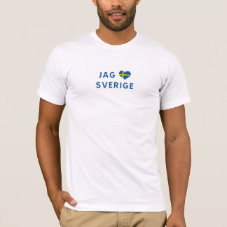 T-shirt Chasser älskar à des Sverige - I Sweden love