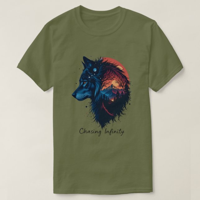T-shirt Chasser l'infini (Design devant)