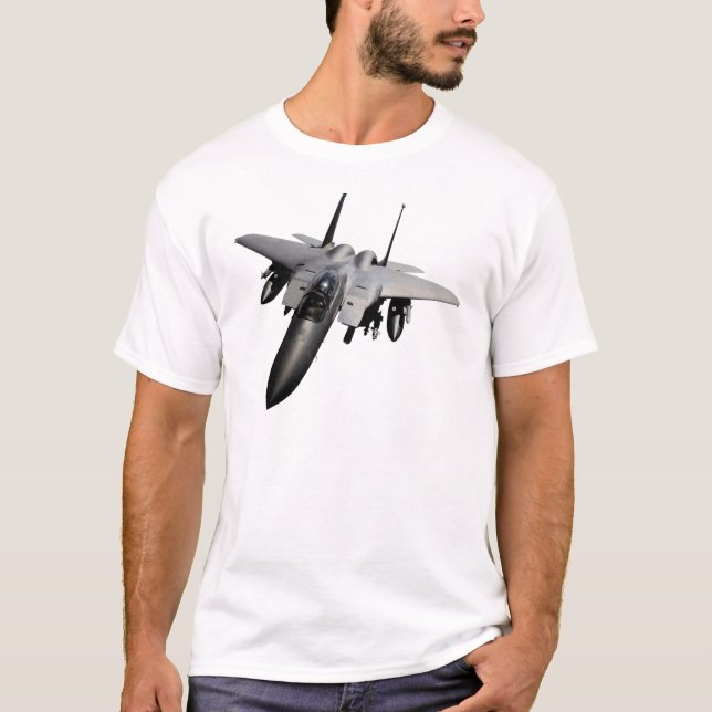 T-shirt Chasseur à réaction de F-15 Eagle (Devant)