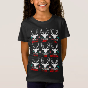 T-Shirt Chasseur amusant de tous les rennes de Père Noël m