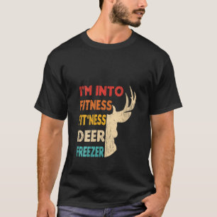 T-shirt Chasseur amusant Papa Je suis dans Fitness Deer Fr