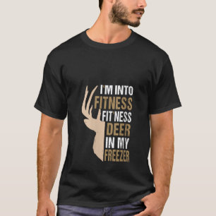 T-shirt Chasseur amusant Papa Je suis dans Fitness Deer Fr