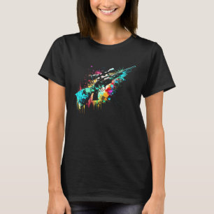 T-shirt Chasseur chasse éclaboussure type chasseur chasse