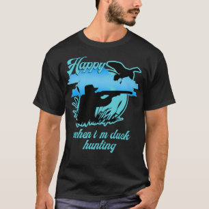 T-shirt chasseur de canard propriétaire labrador