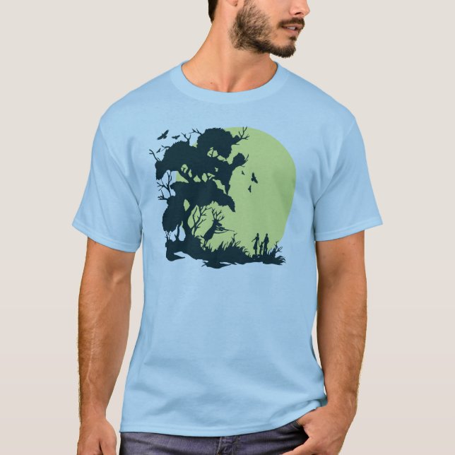 T-shirt Chasseur de cerfs communs (Devant)