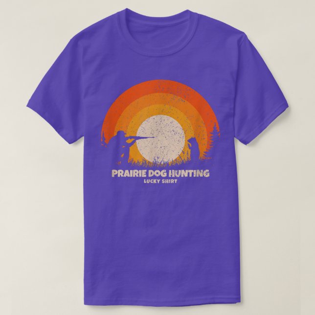 T-shirt Chasseur de chiens des Prairies Chasse de chiens d (Design devant)