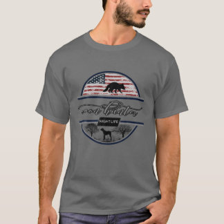 T-shirt Chasseur de coons - Vie nocturne - Chasse américai