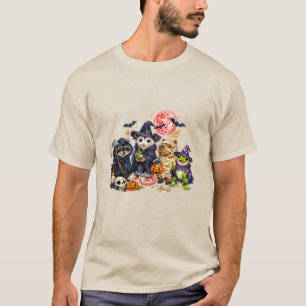 T-shirt Chasseur de démons Kawaii Raton laveur & Amis – Ef