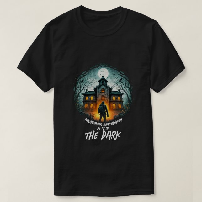 T-shirt Chasseur de fantômes - Enquêteur paranormal (Design devant)