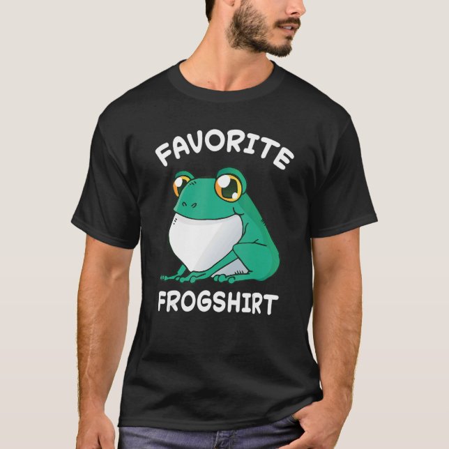 T-shirt Chasseur de grenouille Love Toad Frog Chasseur Amp (Devant)