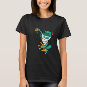 T-shirt Chasseur de grenouilles chasseur amphibien attrape