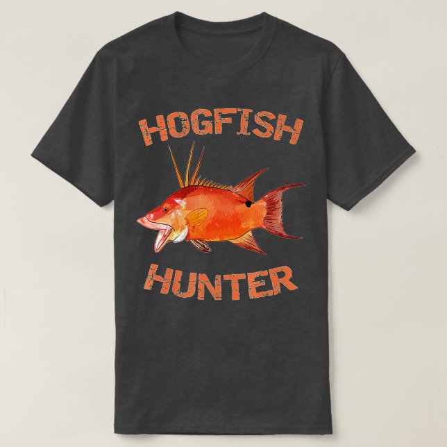 T-shirt Chasseur de lotte Floride Pêche de lotte (Design devant)