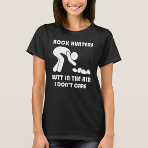 T-shirt Chasseur de Rock Fesses En L'Air Je M'En Fiche  