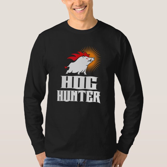 T-shirt Chasseur de sangliers Chasseur de sangliers Chasse (Devant)