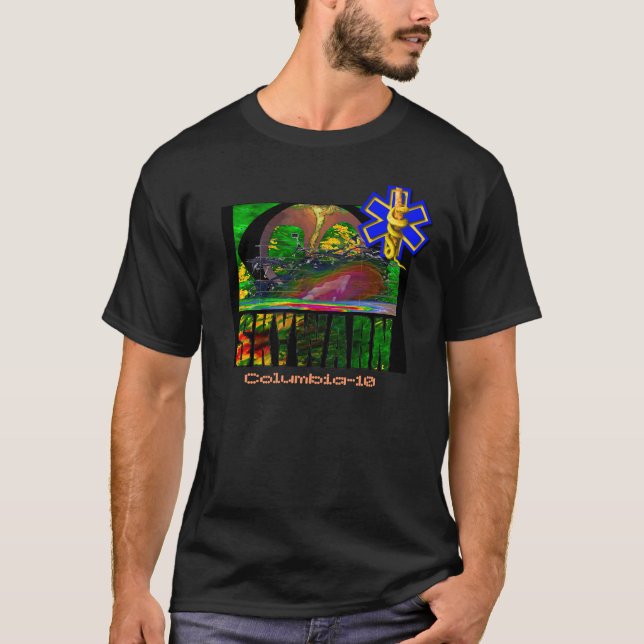T-shirt Chasseur de tempête de SKYWARN/d'abord chemise de (Devant)